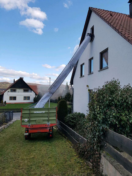 Stortslurf® bei Umbauarbeiten