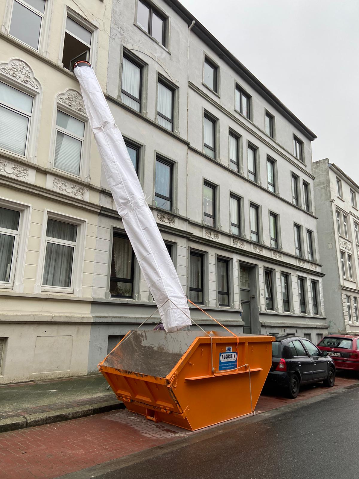 Flexible Schuttrutsche von Stortslurf®
