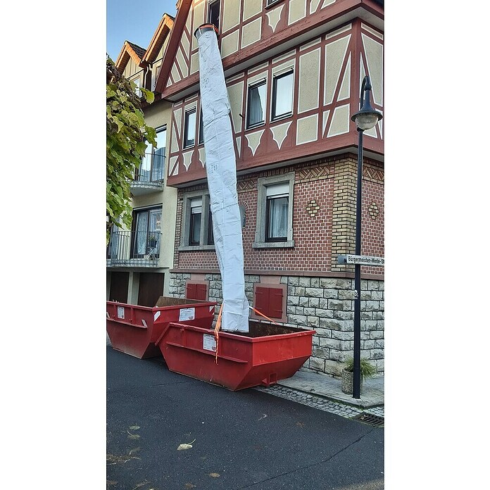 Stortslurf® Ø50 cm im Einsatz op bouwplaats
