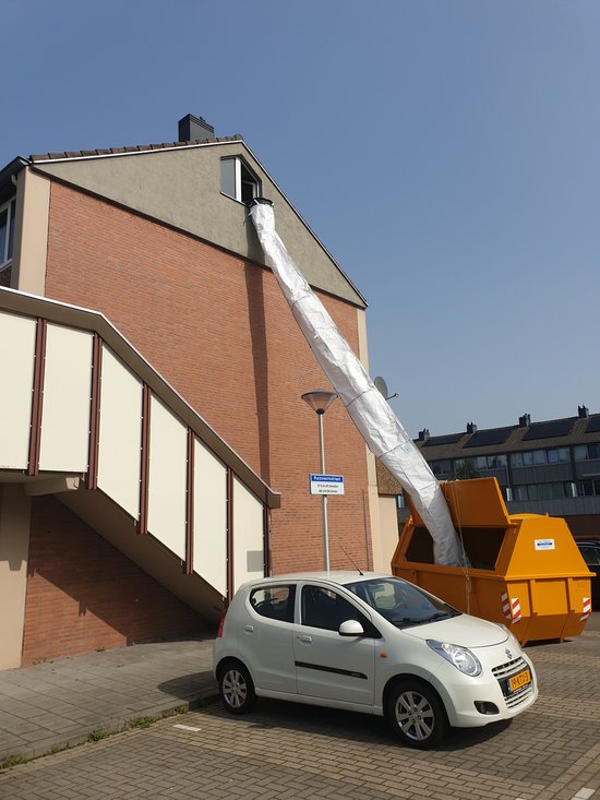 StortslurfÂ® Ã˜50 cm im Einsatz auf dem Dach